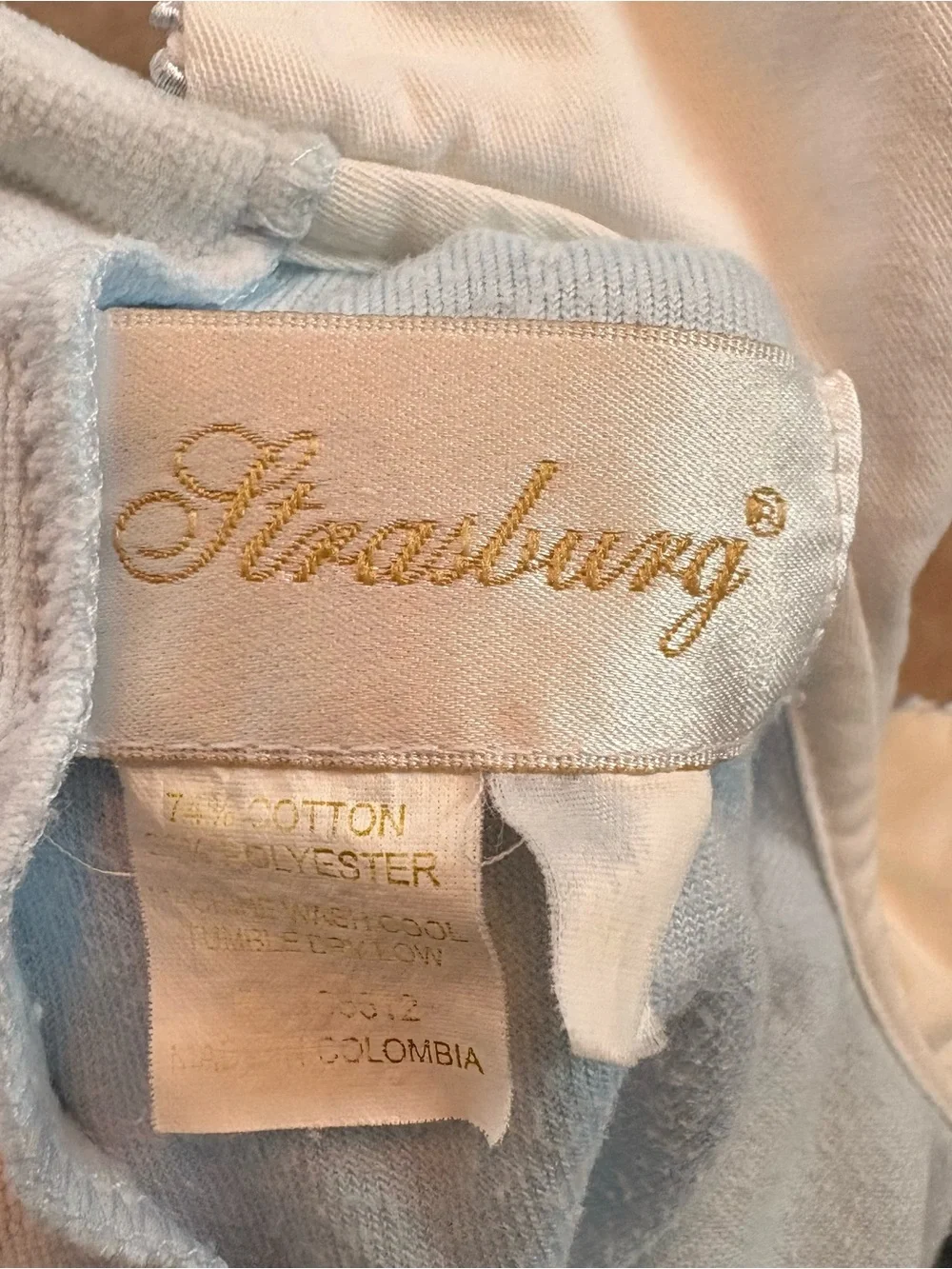 Strasburg Light Blue Rocking Horse Sleep Sack 0-6M